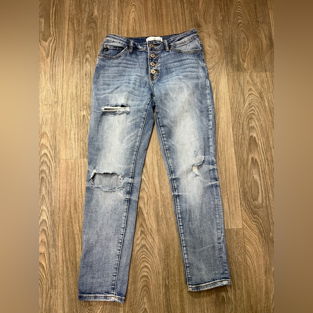 Kancan Distressed Blue Jeans